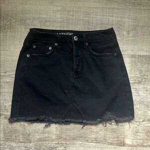 American Eagle Outfitters Black Mini Pencil Skirt 0 long